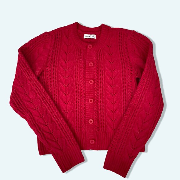 Hollister Comfy Cloud Cable-Knit Cardigan - Picture 1 of 3